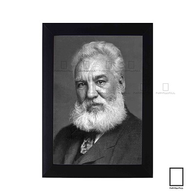 تابلو عکس الکساندر گراهام بل Alexander Graham Bell مدل N-25886