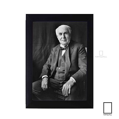 تابلو عکس توماس ادیسون Thomas Edison مدل N-25897