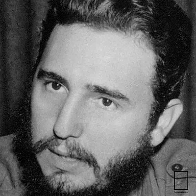 تابلو عکس فیدل کاسترو Fidel  Castro  مدل N-25892