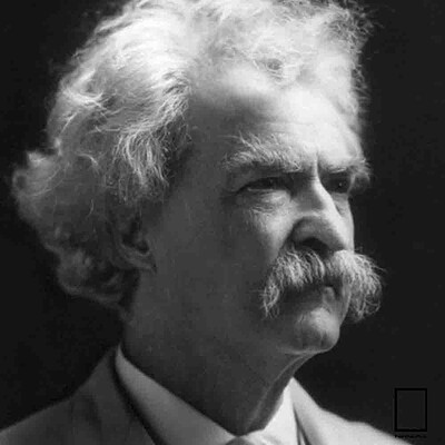 تابلو عکس مارک تواین Mark Twain  مدل N-25895