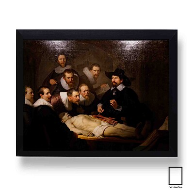 تابلو نقاشی  رامبرانت Rembrandt  پارچه کنواس K-991081