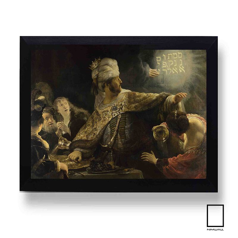 تابلو نقاشی  رامبرانت Rembrandt  پارچه کنواس K-991083