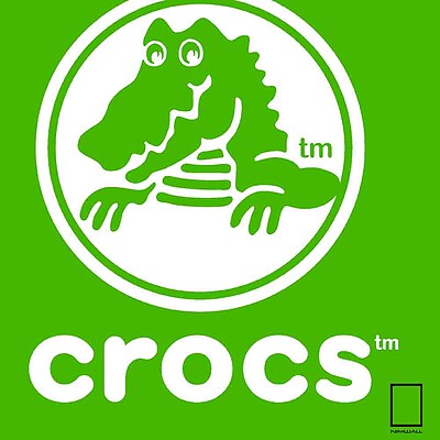 تابلو لوگو برند کروکس crocs مدل N-78085