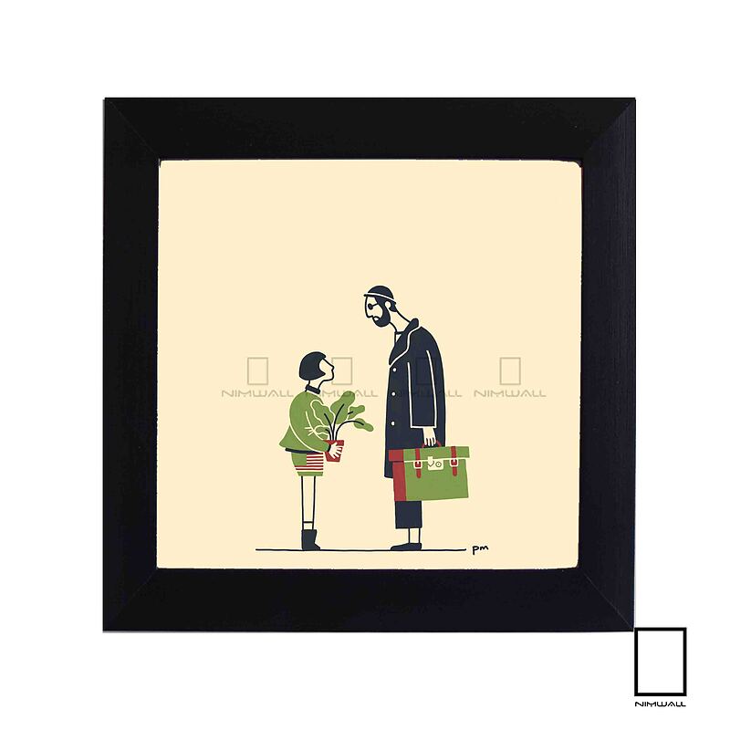 تابلو مینیمال فیلم leon the professional مدل N-22247