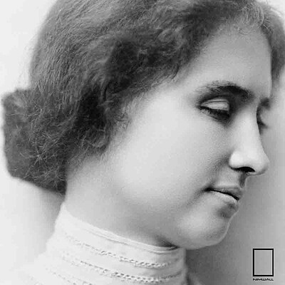 تابلو عکس هلن کلر Helen Keller مدل N-25912-کپی