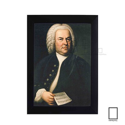 تابلو یوهان سباستیان باخ Johann Sebastian Bach مدل N-25914