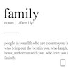 تابلو تایپوگرافی دیکشنری Family مدل N-93124
