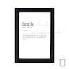 تابلو تایپوگرافی دیکشنری Family مدل N-93124