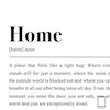 تابلو تایپوگرافی دیکشنری Home مدل N-93124