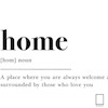 تابلو تایپوگرافی دیکشنری Home مدل N-93128