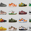 تابلو مدل های  کفش برند نایکی Nike مدل N-84288