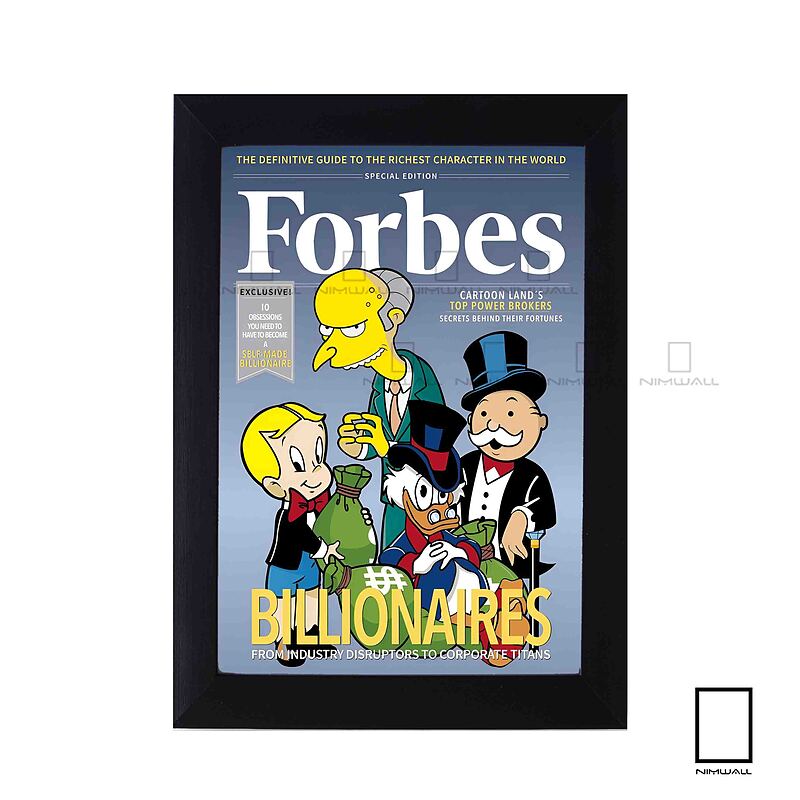 تابلو پوستر مجله فوربز Forbes مدل N-84283