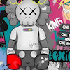 تابلو پاپ ارت  BOXING KAWS  مدل N-36063