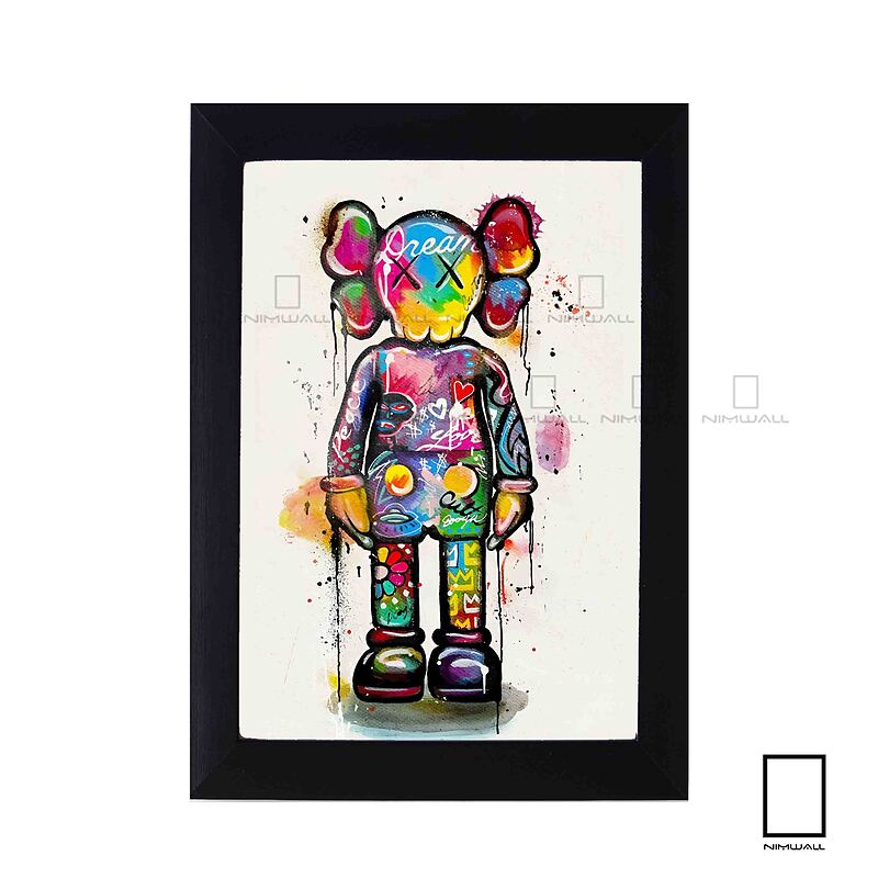 تابلو پاپ ارت   KAWS  مدل N-36064