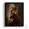 تابلو نقاشی  رامبرانت Rembrandt  پارچه کنواس K-991092