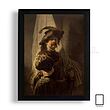 تابلو نقاشی  رامبرانت Rembrandt  پارچه کنواس K-991092