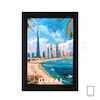 پوستر وینتیج شهر دبی امارات متحده عربی مدل N-31347