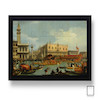 تابلو نقاشی  N-991172 Canaletto_-_Bucentaur's_return_to_the_pier_by_the_Palazzo_Ducale