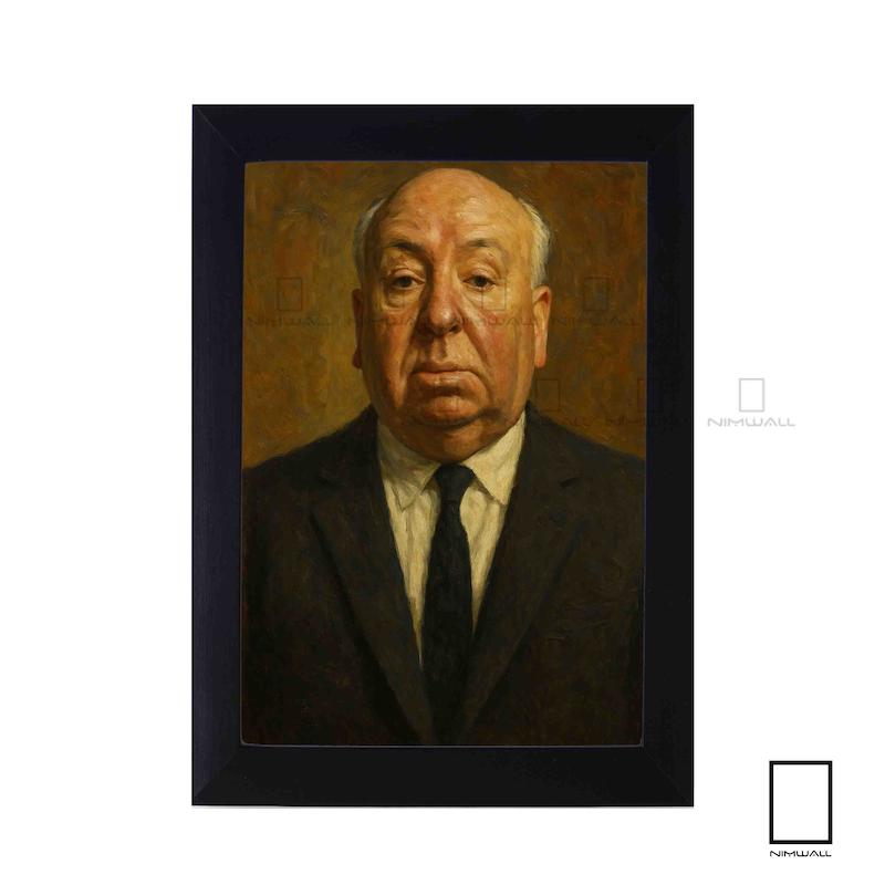 تابلو نقاشی آلفرد هیچکاک Alfred Hitchcock مدل N-15122
