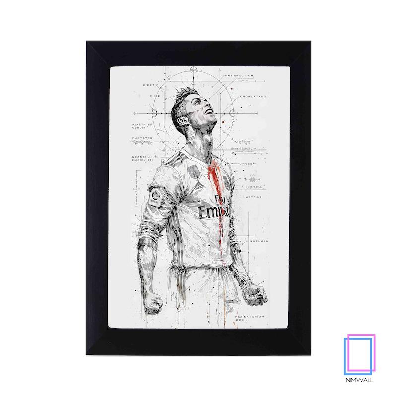 تابلو نقاشی Cristiano Ronaldo کریستیانو رونالدو  مدل N-15137