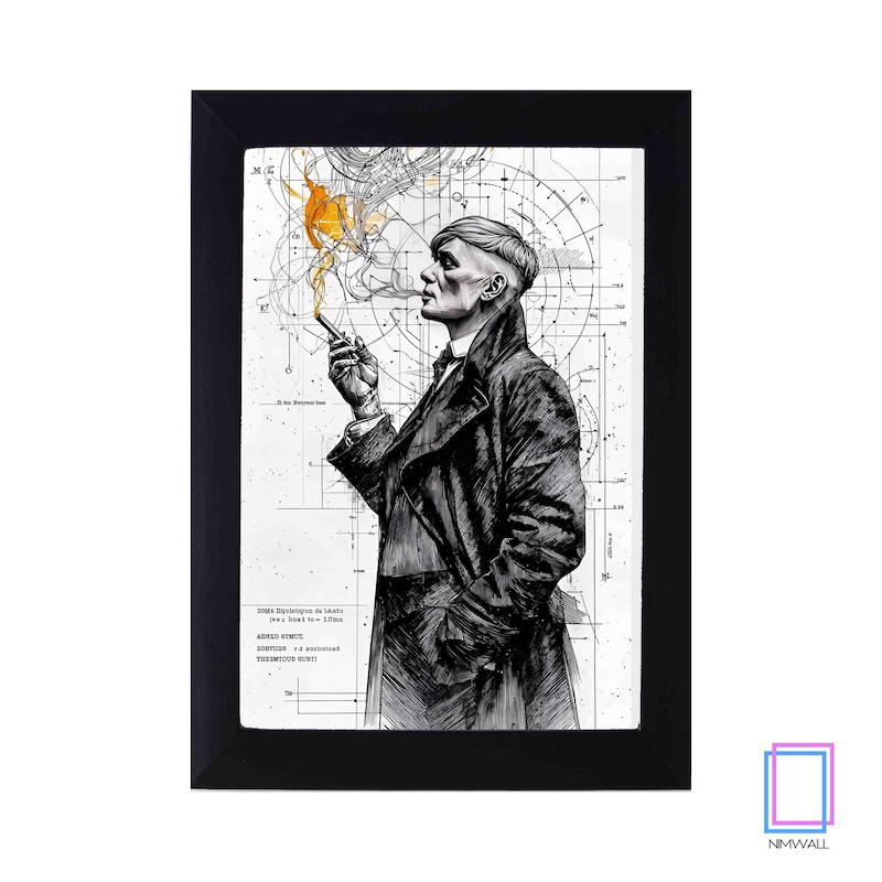تابلو نقاشی پیکی بلایندرز Peaky Blinders  مدل N-15138