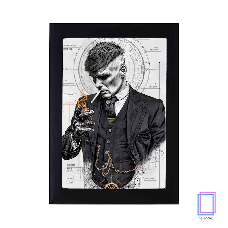 تابلو نقاشی پیکی بلایندرز Peaky Blinders  مدل N-15143