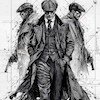 تابلو نقاشی پیکی بلایندرز Peaky Blinders  مدل N-15149