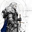 تابلو نقاشی بازی تاج‌وتخت Game of Thrones  مدل N-15146