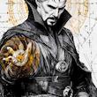 تابلو نقاشی دکتر استرنج Doctor Strange مدل N-15141