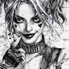 تابلو نقاشی Harley Quinn هارلی کوئین مدل N-15145