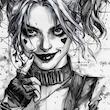تابلو نقاشی Harley Quinn هارلی کوئین مدل N-15145