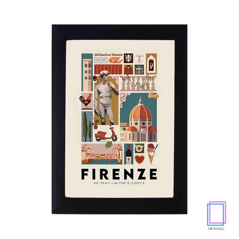 پوستر شهر فلورانس Florence مدل N-31387