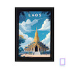 پوستر وینتیج شهر لائوس  مدل N-31384