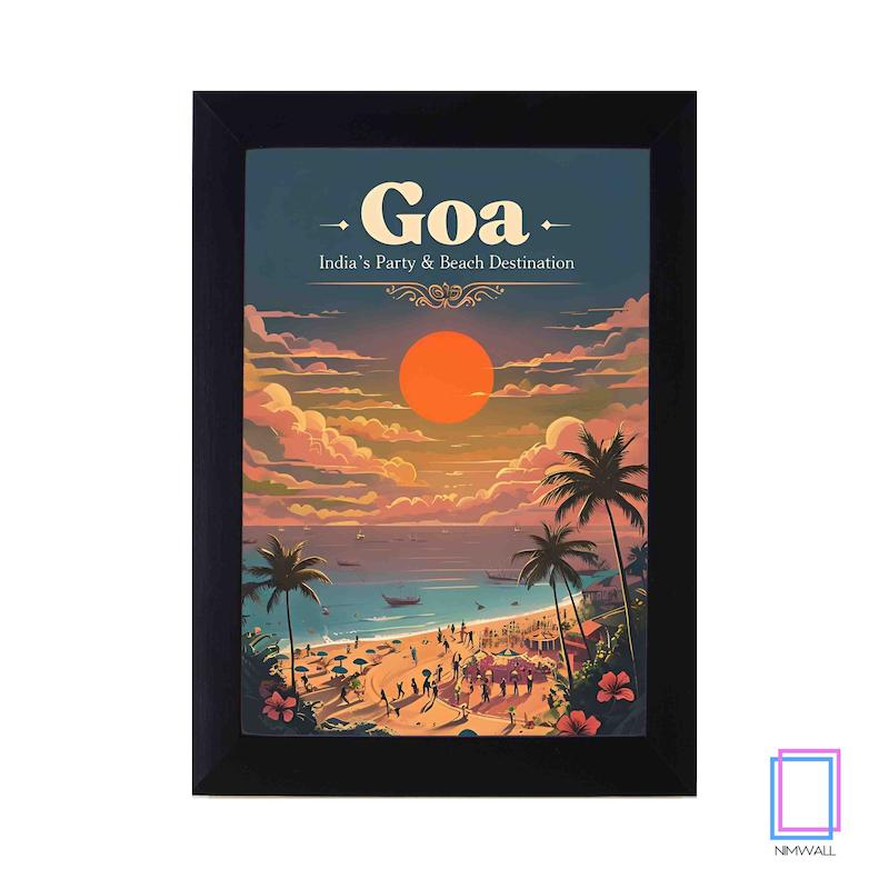 پوستر وینتیج جزیره گوآ  مدل N-31386