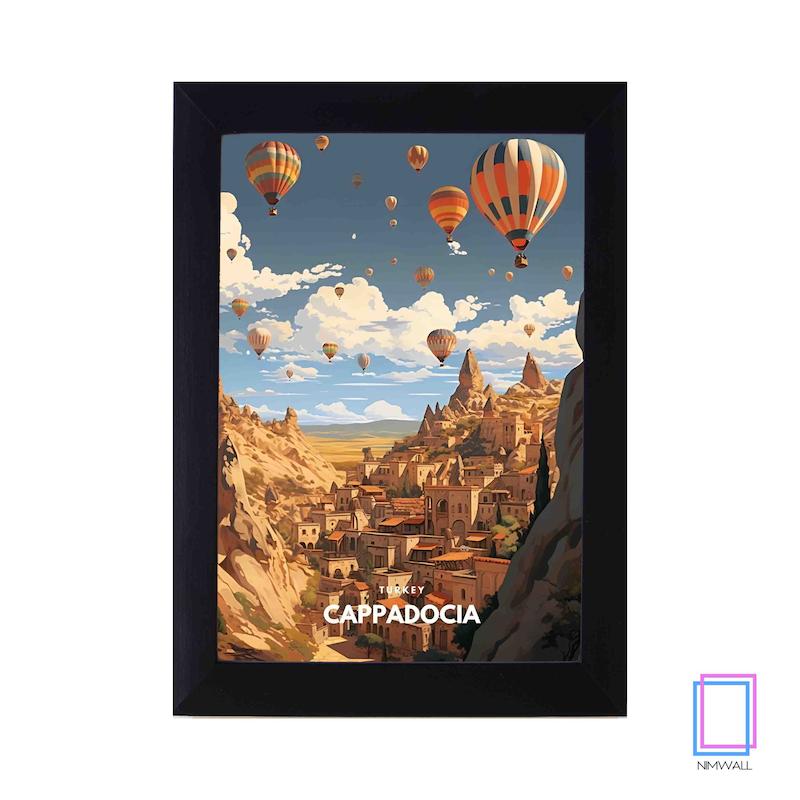 پوستر وینتیج شهر کاپادوکیه مدل N-31391