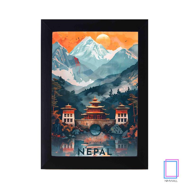 پوستر وینتیج کشور نپال  مدل N-31397