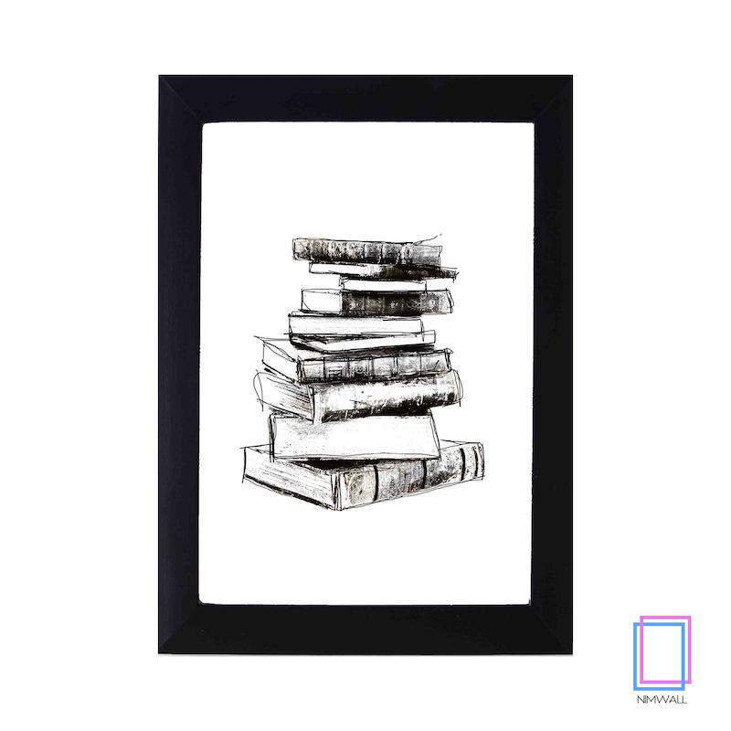 تابلو مخصوص کتاب فروشی مدل N-84301