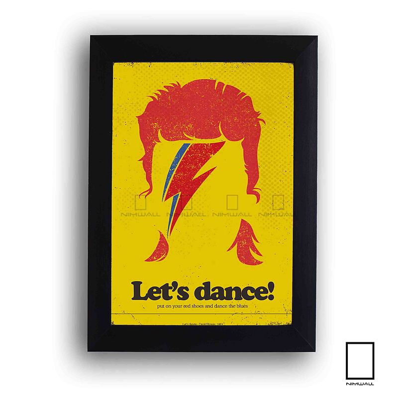 تابلو مینیمال دیوید بویی David Bowie مدل N-55001