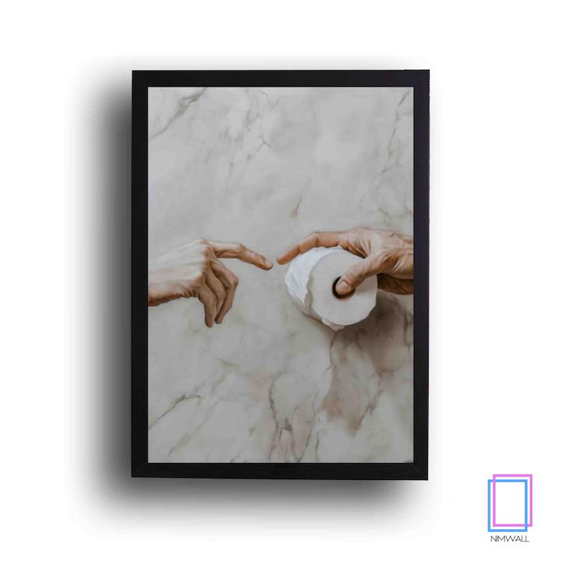 تابلو مخصوص سرویس بهداشتی ( توالت ) مدل N-17087