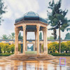 تابلو نقاشی حافظیه شیراز مئل N-15163