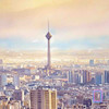 تابلو نقاشی شهر تهران مئل N-15178