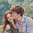 تابلو شخصی سازی شده نقاشی با رنگ روغن ( AI painting)
