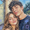 تابلو شخصی سازی شده نقاشی با رنگ روغن ( AI painting)