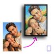 تابلو شخصی سازی شده نقاشی با مدادرنگی ( AI painting)
