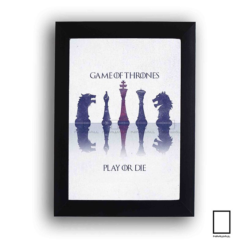 تابلو مینیمال کاور سریال بازی تاج و تخت game of thrones مدل N-54007