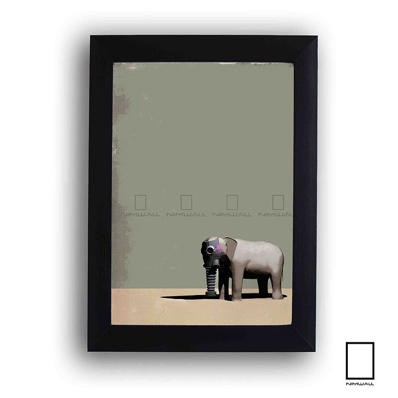 تابلو مینیمال محیط زیست  مدل N-10057