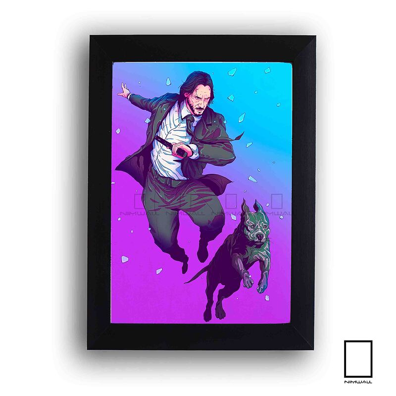 تابلو فیلم جان ویک john wick مدل N-22254