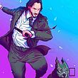 تابلو فیلم جان ویک john wick مدل N-22254
