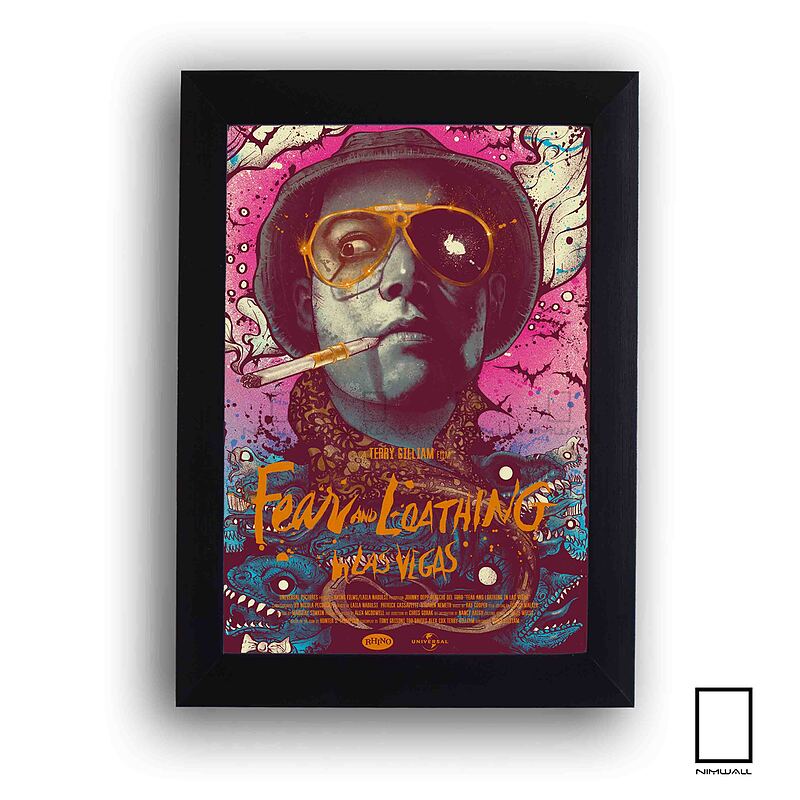 تابلو فیلم ترس و نفرت در لاس وگاس fear and loathing in las vegas مدل N-22257