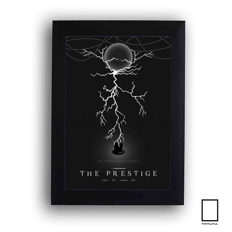 تابلو مینیمال فیلم پرستیژ " The Prestige "مدل N-22281